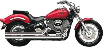 Cobra Speedster Longs 2 Into 2 Exhaust System In Chrome Finish For Yamaha 1999-2011 XVS 1100 V-Star Models (2917T)