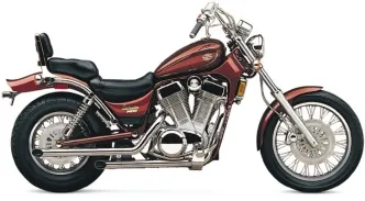 Cobra Drag Pipes Slash Cut In Chrome For Suzuki 1987-2004 VS 1400 GLF Intruder Models (3265)