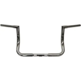 Todds Cycle 10 Inch Rise Bagger Ape Hanger With 1-1/4 Inch Diameter In Chrome 1999-2024 Electra Glide & 2008-2023 Street Glide With Batwing Fairing (0601-2562)