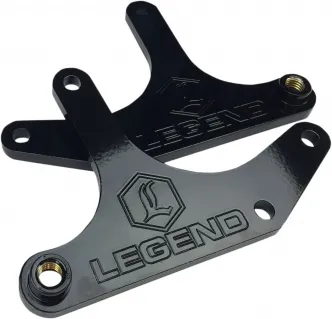 Legend Suspensions Rear Lift Kit Bracket In Black For Harley Davidson 2017-2024 Tri Glide & 2019-2020 FLSB & FXDRS Models (1313-0247)