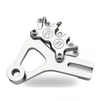 Performance Machine Rear 4 Piston Caliper Bracket in Chrome Finish For 2000-2005 Dyna Models (0023-1526RE-CH)