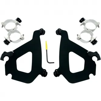 Memphis Shades Bullet Fairing Trigger-Lock Mounting Kit In Black for HD V-Rod Models (MEB1982)