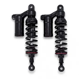 Progressive Suspension 990 Series 12.5 Inch Standard Duty Shocks in Black Finish For Harley Davidson 1999-2005 FXD/FXDWG Models (900-1010)