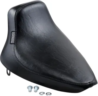 Le Pera Silhouette Smooth Foam Solo Seat 10.5 Inch Wide in Black For 1984-1999 Softail Models (LN-850)