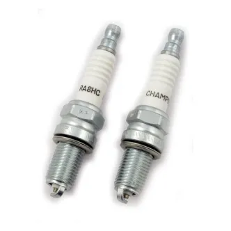 Champion RA8HC Copper Plus Spark Plugs For 1999-2017 Twin Cam, 1986-2022 XL Sportster (Excluding XR1200) Models (Pair) (CCH810)