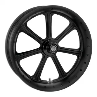 Roland Sands Design 23 x 3.5 Inch Front Diesel Wheel In Black Ops Finish For Harley Davidson 2007 FXST, 2007-2011 FXSTC, 2007-2009 FXSTB, 2007 FXSTD & 2011-2013 FXS Non-ABS Models (ARM658355)