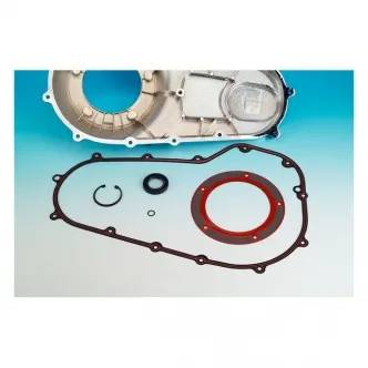 Genuine James Primary Cover Gasket & Seal Kit Foamet With Bead For 2007-2016 Touring, Trike Models (34901-07-KF)