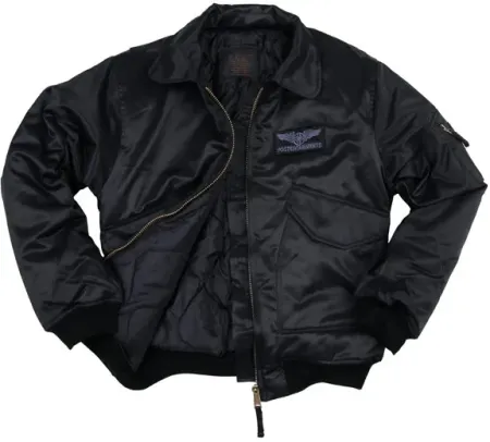 Army Surplus Heavy CWU Jacket Black Size Small (1224111-S)