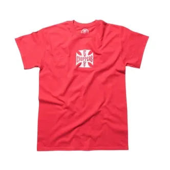 West Coast Choppers OG Classic T-shirt Red/White Size Small (ARM379565)