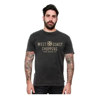  West Coast Choppers Eagle Vintage T-shirt Black Size Small (ARM606775)