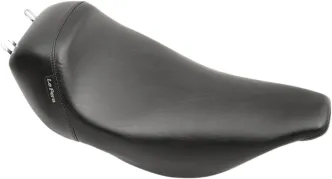 Le Pera Bare Bones Smooth Foam Solo Seat 11.5 Inch Wide in Black For 2002-2007 Touring (Excluding FLHR Road King) Models (LH-005)