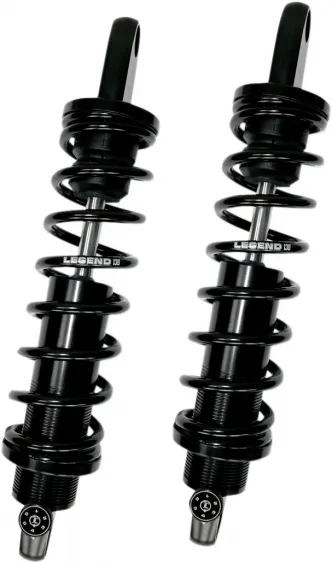 Legend Air Suspension 13 Inch Revo A Shocks For Harley Davidson 2004-Up Sportster Motorcycles (1310-1119)