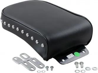 Le Pera Thin Line Studded Pillion Pad In Black For Harley Davidson 1986-1999 Softail Heritage FLST/FLSTC Models (L-440)