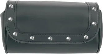 Saddlemen Synthetic Leather Large Size Riveted Highwayman Tool Bag in Black Finish For Universal Use (X021-03-003)