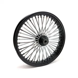 Doss Radial 48 Fat Spoke 3.50 X 21 Single Flange TUV Front Wheel In Black (ARM719795)