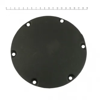 DOSS Domed 6 Hole Derby Cover in Matte Black Finish For 2004-2022 XL Sportster & 2008-2012 XR1200 Models (ARM769415)