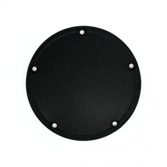 DOSS Domed Stepped 5 Hole Derby Cover in Wrinkle Black Finish For 1999-2017 Dyna, 1999-2018 Softail (Excluding 2018 FLSB), 1999-2015 Touring, Trike (Excluding 2015 FLHTCUL, FLHTKL) Models (ARM349415)