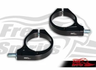 Free Spirits 55mm Front Indicator Light Bracket in Black Finish For 2008-2010 XR1200. Triumph Speed Triple 1050 Models (Pair) (209810)