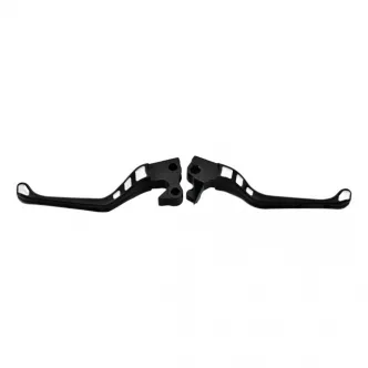 Roland Sands Design Avenger Inlay Lever Set in Contrast Cut Finish For 2004-2013 Sportster Models (0062-4008-BM)