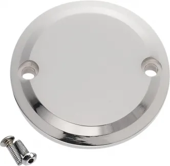 Joker Machine Finned Smooth Chrome Timing Cover For M8 Models (02-971-3)