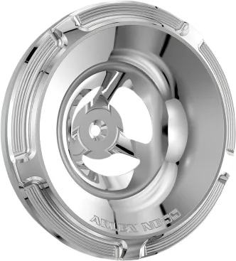 Arlen Ness Beveled Air Cleaner Cover In Chrome For Arlen Ness 65 Degree / 90 Degree Velocity Air Cleaners (601-003)