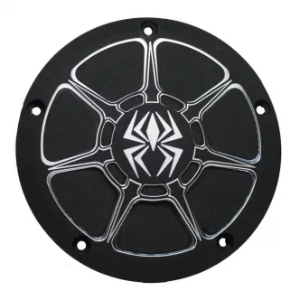 Rekluse Derby Cover In Wrinkle Black Finish For Harley Davidson 2004-2022 Sportster & 2008-2012 XR1200 Models (RMS-0515002)