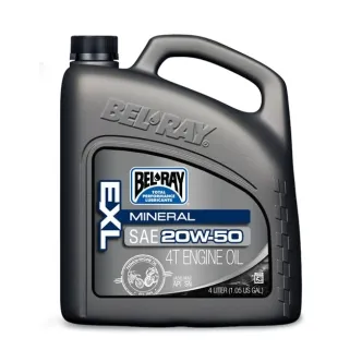 Bel-ray EXL 20W-50 Mineral 4T Engine Oil 4L (ARM450219)