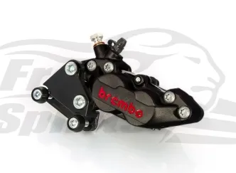 Free Spirits Front 4 Piston Brembo Caliper In Black For Harley Davidson 2014-2015 XG Street Motorcycles (203501K)