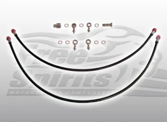 Free Spirits Front Braided Brake Line For Free Spirits Kit 202402 For Harley Davidson XR1200 Models (203904)