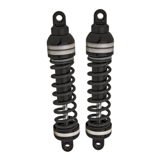 Progressive Suspension 944 Series 12.5 Inch Ultra Low Heavy Duty Shocks in Black Finish For 2009-2021 Touring Models (944-4019UL)