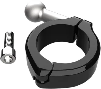 Ciro Aluminium Clamp Kit in Chrome Finish For 1.25 Inch Handlebar Diameter (50131)