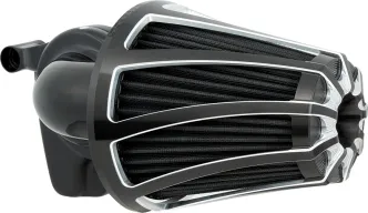 Arlen Ness Drift Monster Sucker Air Cleaner Kit In Black Finish For Harley Davidson 1991-2022 Sportster Models (600-071)