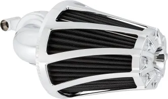 Arlen Ness Monster Drifter Air Cleaner In Chrome Finish For Harley Davidson 1991-2022 Sportster Models (600-079)