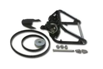 Ricks Motorsport 300 Trick N Roll Swingarm Kit With Drive Side Brake System/Side Mount License Plate in Black Finish For 2007 Softail Models (56-30600-0)