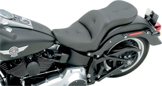 Saddlemen Explorer Road Sofa Touring Comfort Seat For Harley Davidson 2006-2009 FXST/B/S Standard & 2007-2017 FLSTF/B/S Fatboy Models (806-12-0291RS)