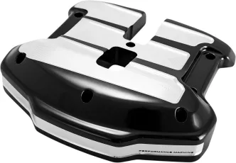 Performance Machine Scallop Rocker Box Covers In Contrast Cut Finish For Harley Davidson 2018-2023 Softail & Touring Models (0177-2070-BM)