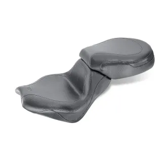 Mustang Sport Touring 2-Up Vintage Smooth Seat For Honda 2004-2009 VTX1300C Models (75651)