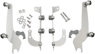 Memphis Shades No-Tool Trigger-Lock Mounting Kit For Memphis Sportshield In Polished Finish For Honda Models (MEM8918)