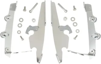 Memphis Shades Batwing Trigger-lock Kit In Polished Finish For Honda Models  (MEK1970)