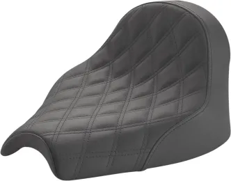 Saddlemen Renegade Lattice Stitched Solo Seat In Black For 2022 Indian Chief / Bobber / Bobber Dark Horse /  Dark Horse / Super Chief & Vintage (I21-04-002LS)