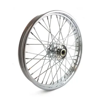 Doss 2.15 X 21 Front Wheel 40 Spokes Chrome For Harley Davidson 1936-1966 FL Models (ARM684875)