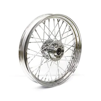 Doss 2.50 X 19 Front Wheel 40 Spokes Chrome For Harley Davidson 12-17 FXD (ABS) Models (ARM605875)