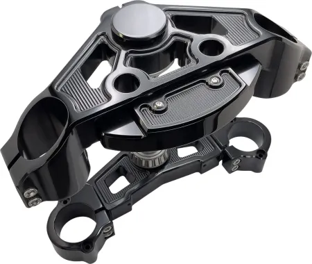 Arlen Ness Method Drop Triple Tree In Black For Harley Davidson 2015-2023 Touring FLTR Road Glide Models (130-007)