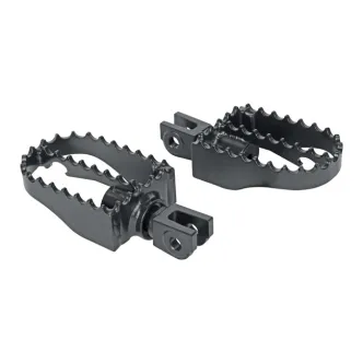 Burly Brand MX Rider Foot Pegs In Black For Honda 2021-2024 Rebel CMX1100 Models (B13-1200B)