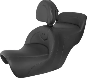 Saddlemen Roadsofa Seat With Drivers Backrest For Honda 1988-2000 GL1500 Goldwing Models (H88-07-187BR)