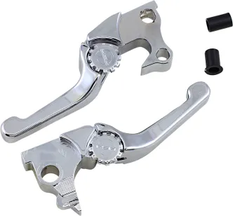 PSR Anthem Shorty Lever Set in Chrome Finish For 2014-2020 XL Sportster (12-01655-20)