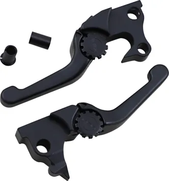 PSR Anthem Shorty Lever Set in Black Finish For 2014-2020 XL Sportster (12-01655-22)