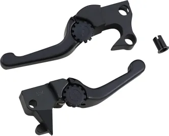 PSR Anthem Shorty Lever Set in Black Finish For 2004-2013 XL Sportster Models (12-01653-22)