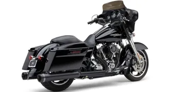 Cobra Gen 2 Neighbour Haters Series Mufflers In Black For Harley Davidson 1995-2016 Touring Models (6290RB)