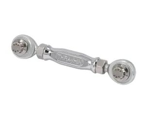 Thrashin Supply Co. Adjustable Shift Linkage In Chrome For 2000-2017 Dyna & 2018-2024 Softail W/ Mid Controls (TSC-2904-3)